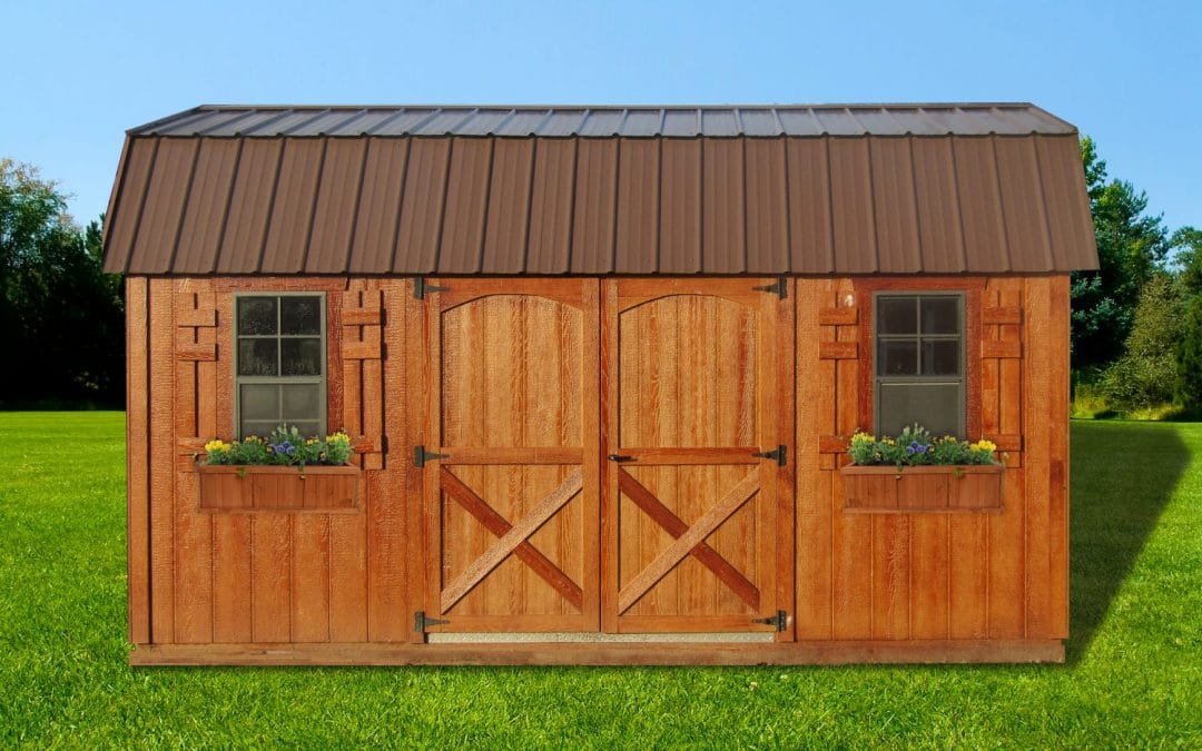 Storage Shed with Wood Siding | Portable Buildings Near Medina New York | Buy Sheds Now